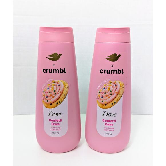 Dove Crumbl Moisturizing Liquid Body Wash Confetti Cake, 20 oz